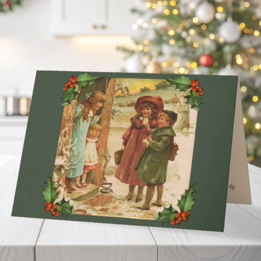 ChristmasChildren-KitchenTable Christmas Children Card