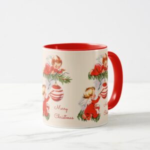Angels Decorating the Christmas Tree Mug