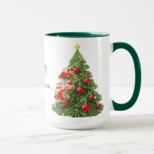 Angels Decorating the Christmas Tree Mug