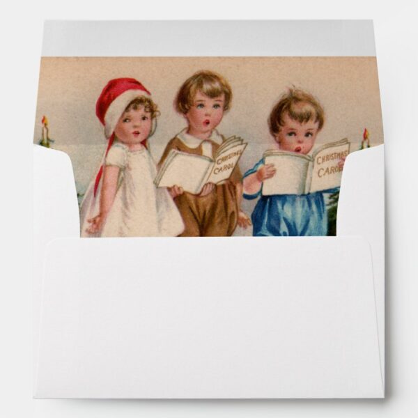 Caroling Kids Envelope