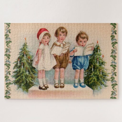 Caroling Kids Jigsaw Puzzle