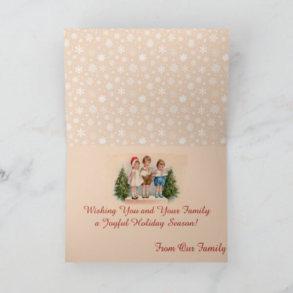 Caroling Kids Merry Christmas Cards