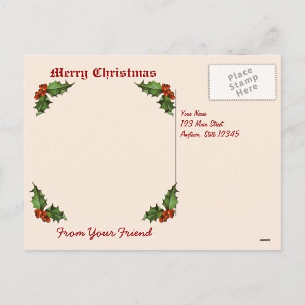 Caroling Kids Victorian Vintage Postcard