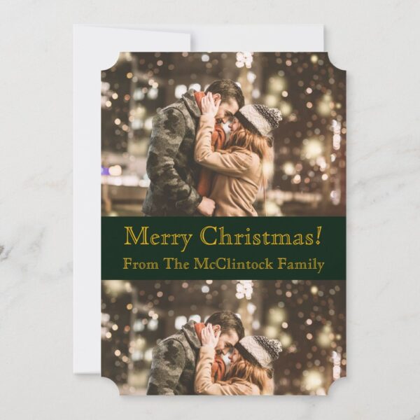 Children in Christmas Lane Flat Photocard