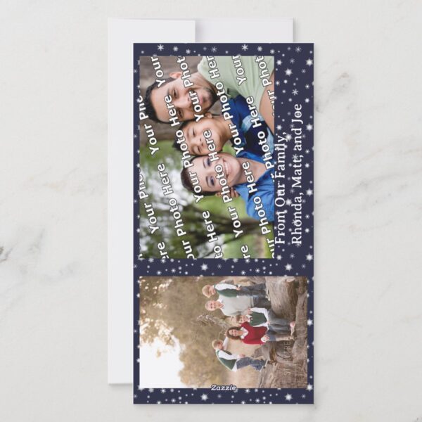 Christmas Angel With Deer Photocard