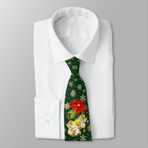 christmas_angels_on_green_with_gold_snowflakes_neck_tie-r6fe82e06cece4f37bbc466b3542e7b52_6tei7_1024.jpg Christmas Angels on Green with Gold Snowflakes Neck Tie