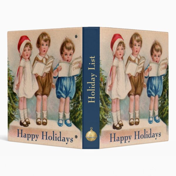 Christmas Caroling Kids Binder