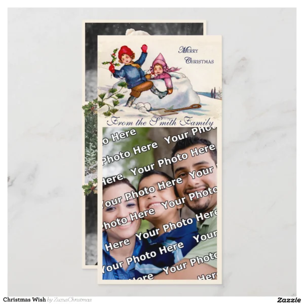 Christmas Wish Photocard