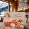 Santas Sleigh Ride Christmas Card
