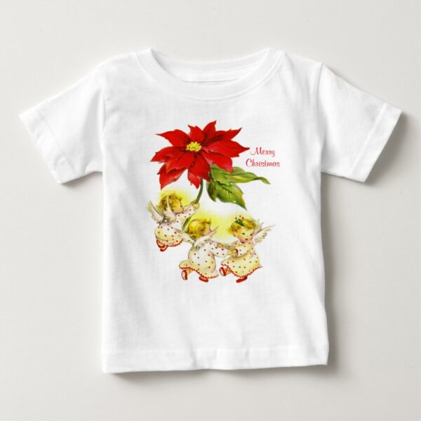Dancing Baby Angels Christmas Baby Shirt