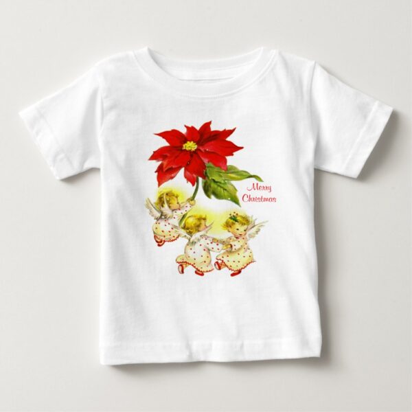 Dancing Baby Angels Christmas Baby Shirt