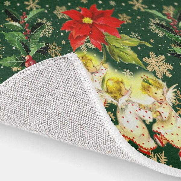 dancing_baby_angels_on_green_with_gold_snowflakes_rug-r2d7bdc57c9ee4536bf2c109a5f03b10c_7uz0b5_1024.jpg Dancing Baby Angels on Green with Gold Snowflakes Rug