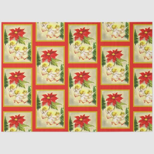 Dancing Baby Angels Tissue Paper