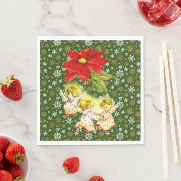 dancing_baby_angels_with_snowflakes_napkins-r07e8bb971ada4d1dbf497990967771f3_tj9vz_1024.jpg Dancing Baby Angels with Snowflakes Paper Napkins. Set of 50.