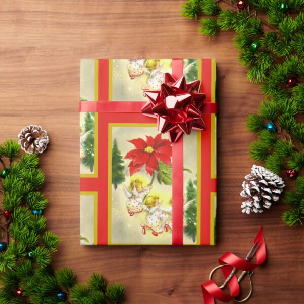 Dancing Baby Angels Wrapping Paper
