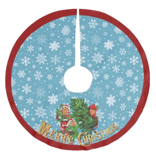 Getting The Christmas Tree Brushed Polyester Tree Skirt
