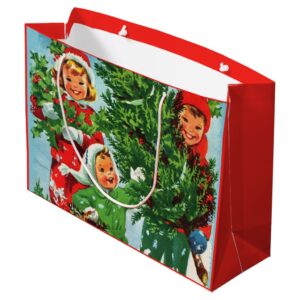 Getting the Christmas Tree Large Gift Bag