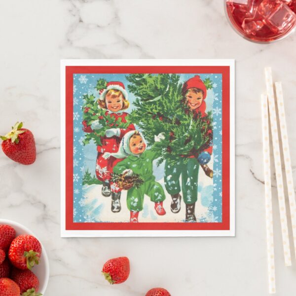 getting_the_christmas_tree_napkins-rb6633335f01b4ca1b6bc142546d33689_tj9vz_1024.jpg Getting The Christmas Tree Paper Napkins. Set of 50.