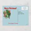Getting The Christmas Tree Postcard