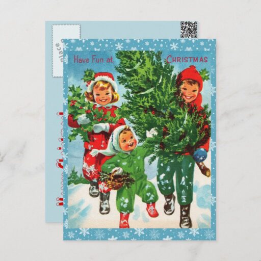 getting_the_christmas_tree_postcard-rcb35fcf856324482858bae17f60964ff_uc349_1024.jpg Getting The Christmas Tree Postcard