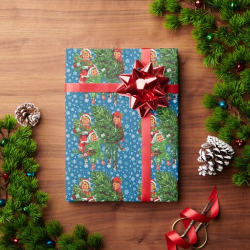 Getting The Christmas Tree Wrapping Paper
