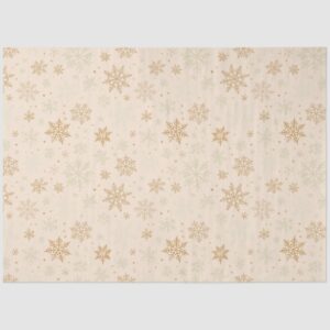 Gold Snowflake Tissue Paper