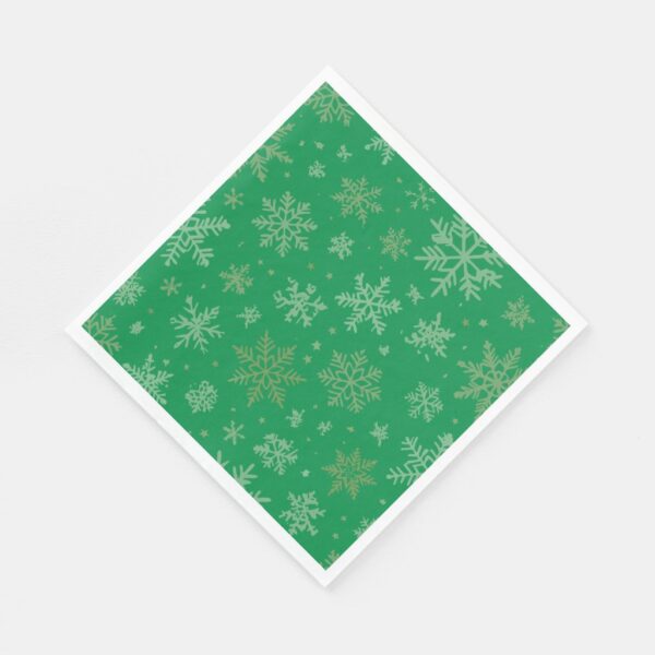 green_and_gold_snowflakes_napkins-r981b385c0d3841ed93b2a88e40f23f95_zo8hl_1024.jpg Green and Gold Snowflakes Paper Napkins. Set of 50.