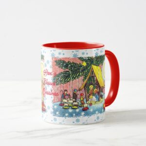 Nativity Under the Christmas Tree Mug