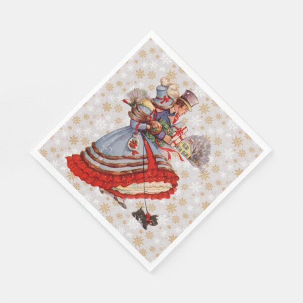 old_fashioned_christmas_shopping_paper_plates_napkins-r3b066b3c5df64593b85825a5cc7f44d1_zo8hl_1024.jpg Old Fashioned Christmas Shopping Paper Napkins. Set of 50.