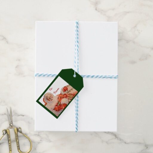 Santas Sleigh Ride Gift Tags