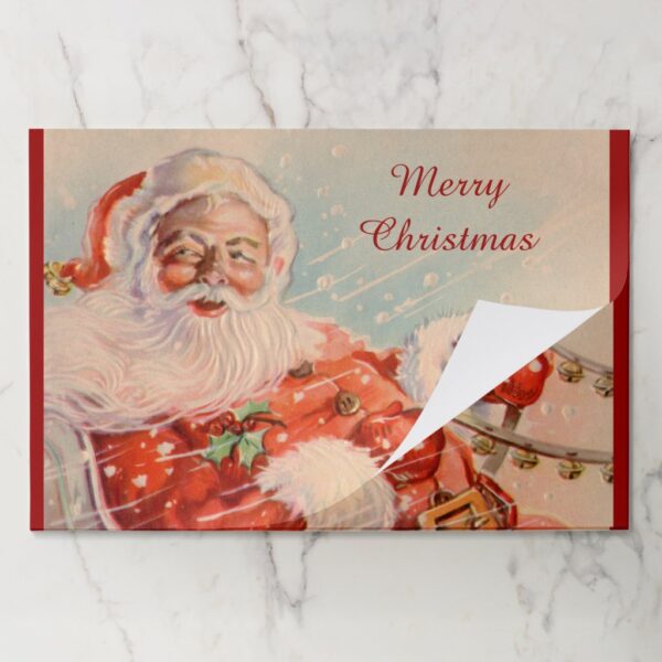 Santas Sleigh Ride Christmas Paper Placemats