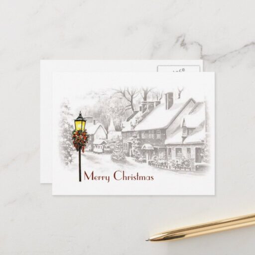 vintage_christmas_town_postcard-r8fd6a5ab0b5445bf881442dc672f96d8_uc34n_emhm1_1024.jpg Vintage Christmas Town Postcard