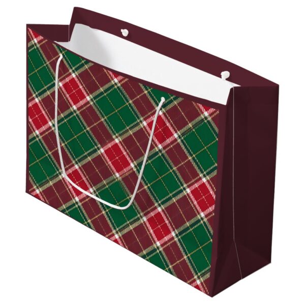 christmas_green_and_burgundy_plaid_large_gift_bag-r1e6b2e462ebb43b8a418fe7a57d16003_zk3yf_1024.jpg Christmas Green and Burgundy Plaid Large Gift Bag