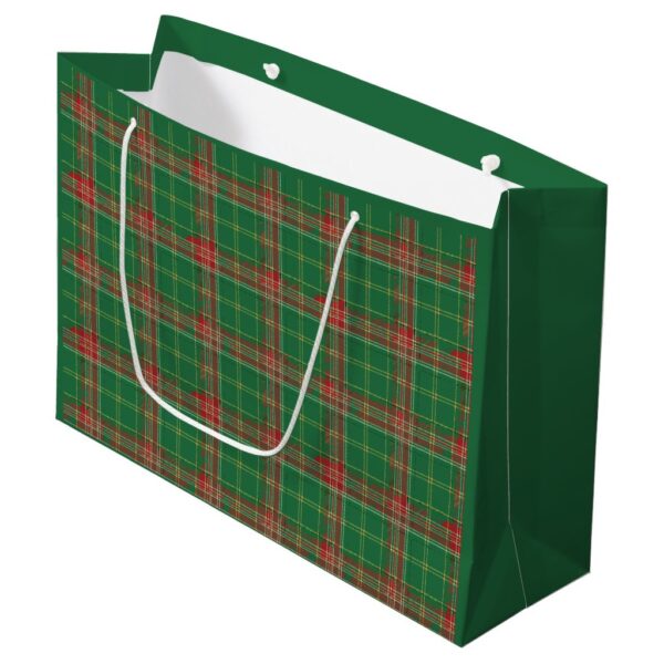 christmas_green_red_plaid_large_gift_bag-r4b5a8499ebf640dbb3cda693deb81eb9_zk3yf_1024.jpg Christmas Green red Plaid Large Gift Bag