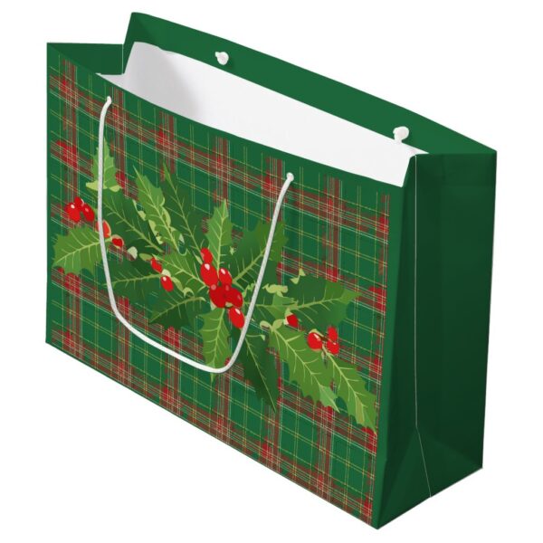 christmas_green_red_plaid_with_wreath_large_gift_bag-r19bbb62f08f44aab8f2dbd969102aba0_zk3yf_1024.jpg Christmas Green red Plaid With Wreath Large Gift Bag