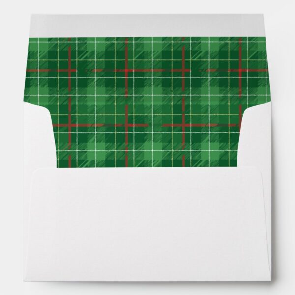Christmas Plaid 2 Envelope