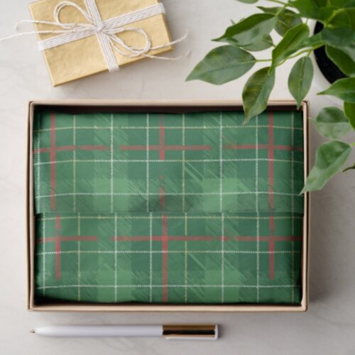 Christmas Plaid 2 Tissue Paper