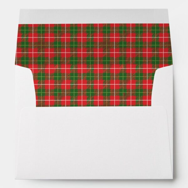 Christmas Plaid 3 Envelope