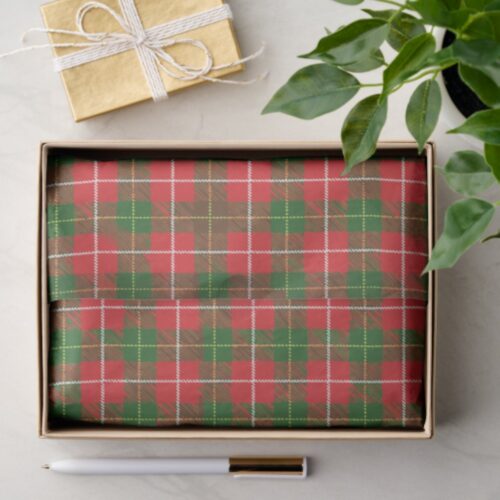 Christmas Plaid 3 Tissue Paper