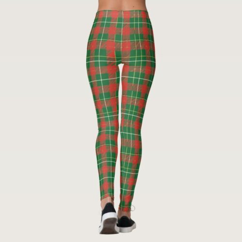 Christmas Plaid 4 Leggings