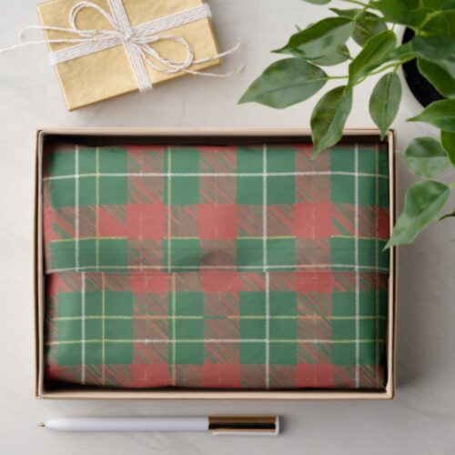 Christmas Plaid 4 Tissue Paper