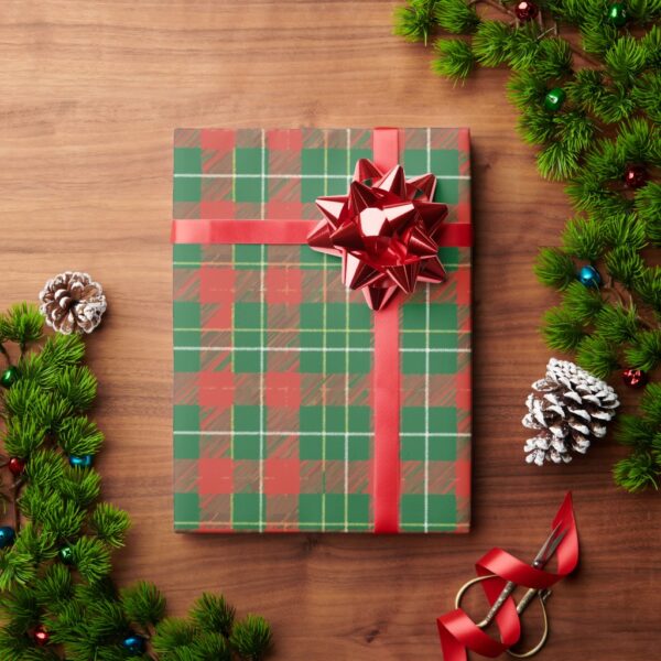 Christmas Plaid 4 Wrapping Paper