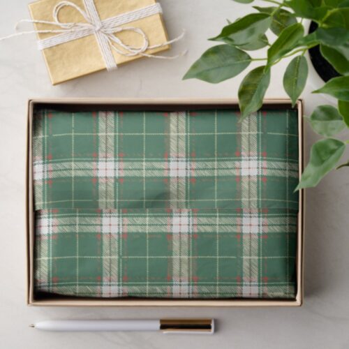 Christmas Plaid 5 Tissue Paper