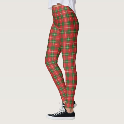 Christmas Plaid 6 Leggings