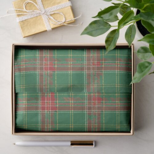 Christmas Plaid 7 Tissue Paper