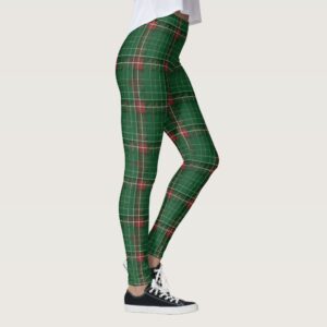 Christmas Plaid 8 Leggings