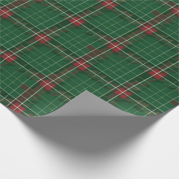 Christmas Plaid 8 Wrapping Paper