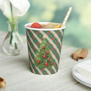 christmas_plaid_green_white_with_red_paper_cups-r7aedeb0df18d4d63a7f42d1e68e03271_ulbod_1024.jpg Christmas Plaid Green, White, with Red Paper Cups. Set of 8.