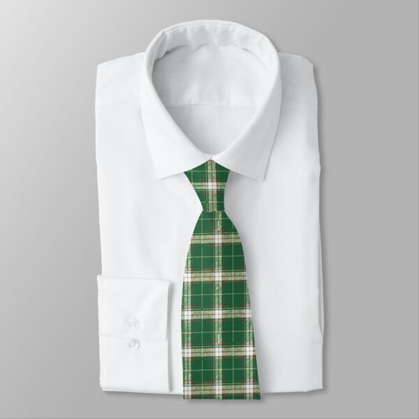 Christmas Plaid in Scottish Green Neck Tie