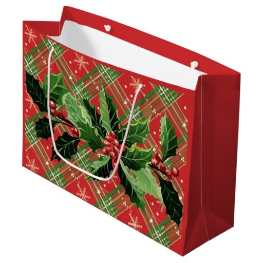 christmas_plaid_red_with_wreath_large_gift_bag-r0801216d2e374e65bdcb6a98e8ed3412_zk3yf_1024.jpg Christmas Plaid Red with Wreath Large Gift Bag